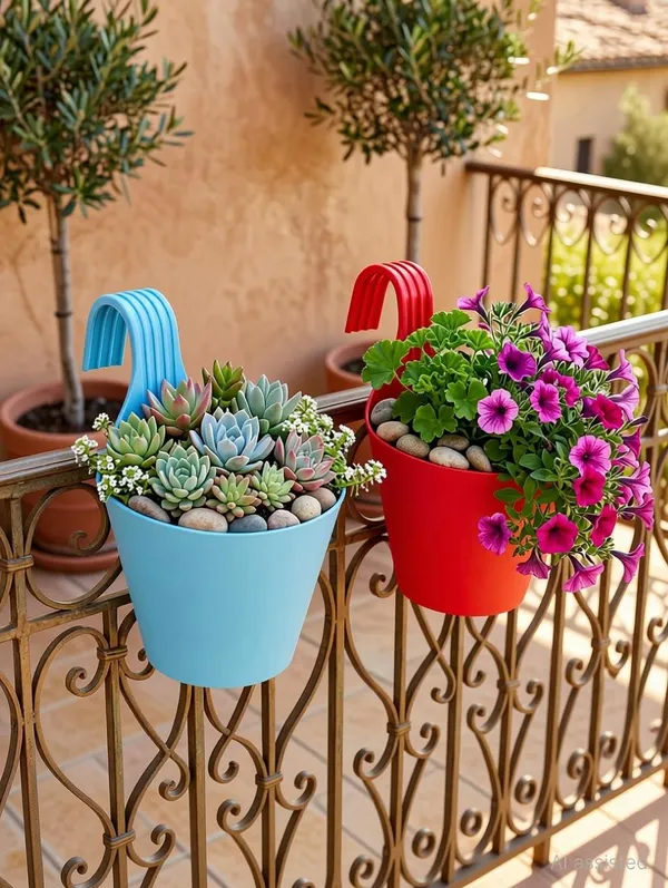 Vealcia__Hanging_Flower_Pots_Pack_Of_2_Indoor_Outdoor_Balcony_Planters_Plant_Container_Set_(Pack_Of_2,_Plastic)