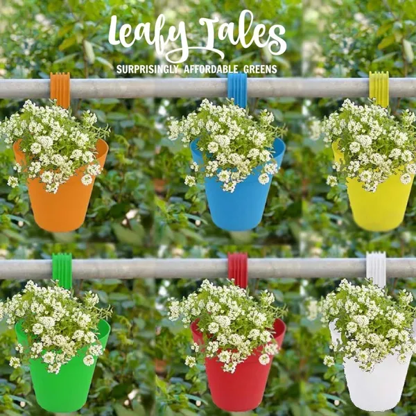 Vealcia_8_Inch_Plastic_Hanging_Pots_Set_Of_2_For_Balcony_Garden_Decor_Plant_Container_Set_(Pack_Of_2,_Plastic)