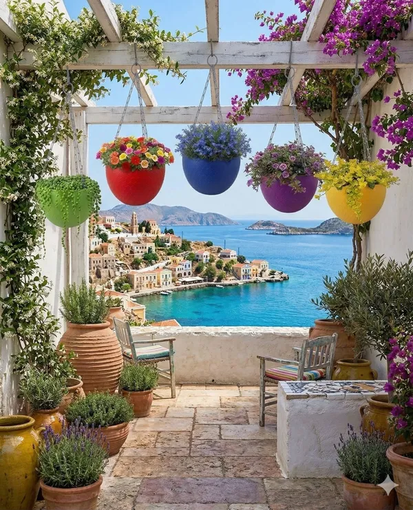5pcs_/_6-Inch_Hanging_Flower_Pot_Set_-_Perfect_for_Home_Garden_&_Balcony_Plant_Container_Set_(Pack_of_5,_Plastic)