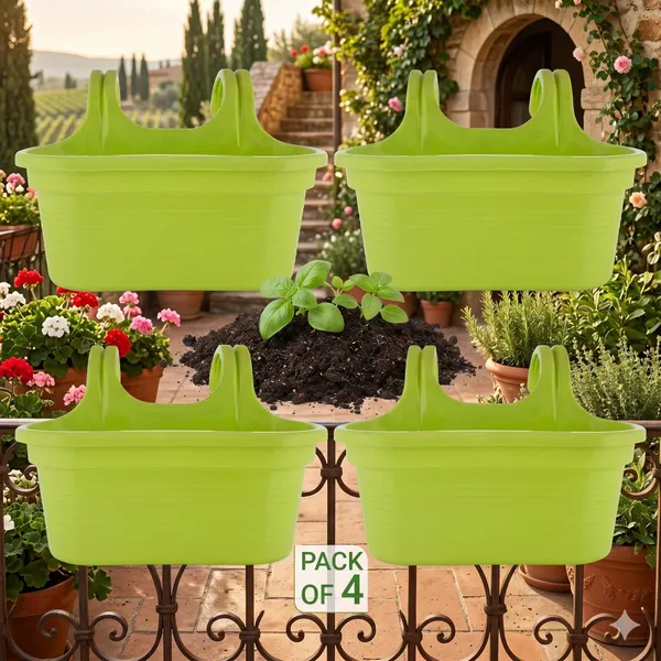 Stylish_Railing_Hanging_Planter_for_Home_Decor_|_Weatherproof_Garden_Pot_Plant_Container_Set_(Pack_of_4,_Plastic)
