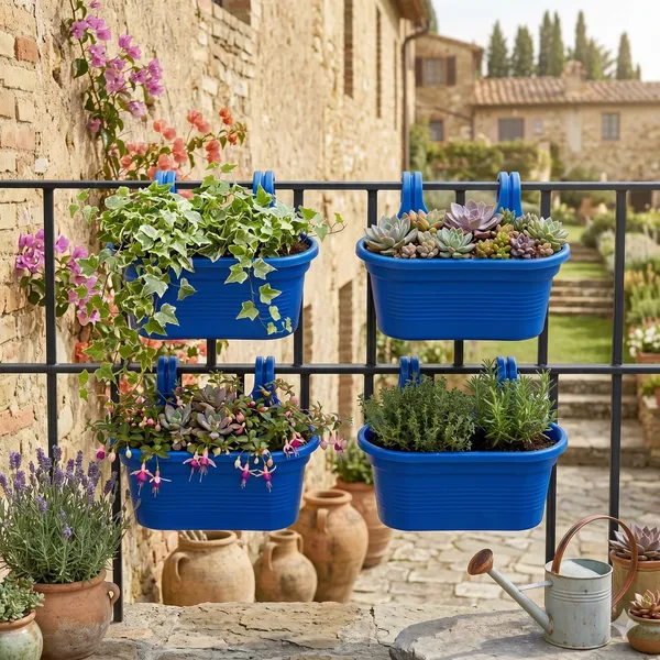4_Pack_Blue_Balcony_Railing_Pots_-_Weatherproof_Hanging_Planters_Plant_Container_Set_(Pack_of_4,_Plastic)