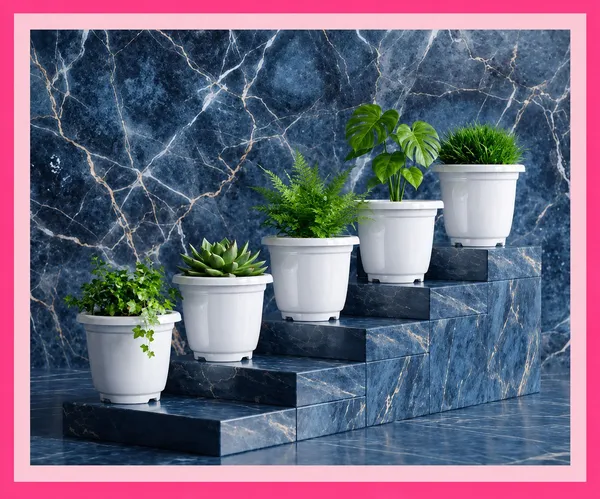 Premium_Plastic_Planters_Set_Glossy_White_Flower_Pots_Plant_Container_Set_(Pack_Of_5,_Plastic)