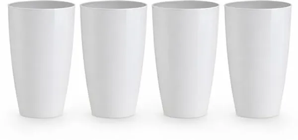 Tower_Planter_Pot,_8_Inches,_Pack_Of_4_Plant_Container_Set_(Pack_Of_4,_Plastic)