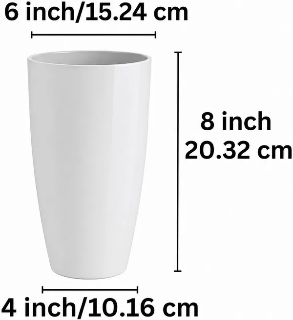 Tower_Planter_Pot,_8_Inches,_Pack_Of_4_Plant_Container_Set_(Pack_Of_4,_Plastic)