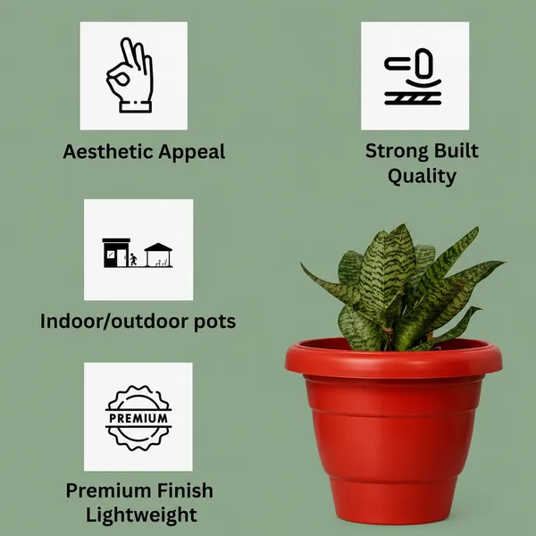 Premium_Brown_Plastic_Flower_Pots_Pack_Of_4_Plant_Container_Set_(Pack_Of_4,_Plastic)