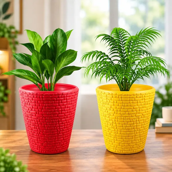 Plant_Container_Set_Gamla_planter_red_or_yellow_Plant_Container_Set_(Pack_of_2,_Plastic)