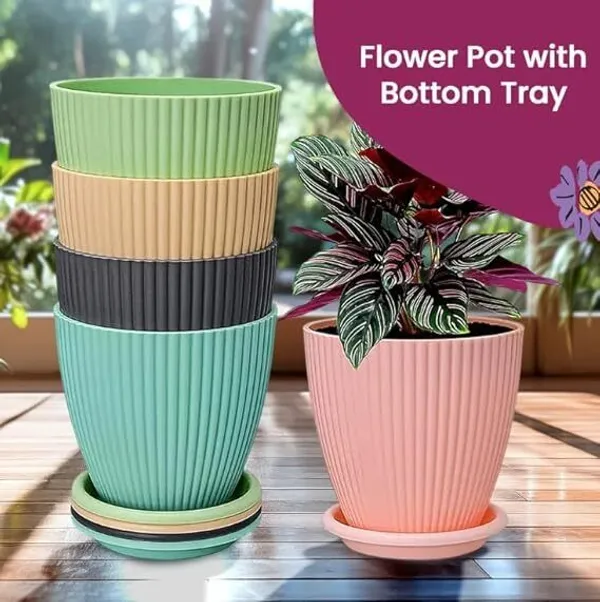 Plastic_Round_Flower_Pots_For_Home,_Office_Planters,_Terrace,_Garden_Plant_Container_Set_(Pack_Of_5,_Plastic)