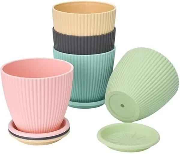 Plastic_Round_Flower_Pots_For_Home,_Office_Planters,_Terrace,_Garden_Plant_Container_Set_(Pack_Of_5,_Plastic)