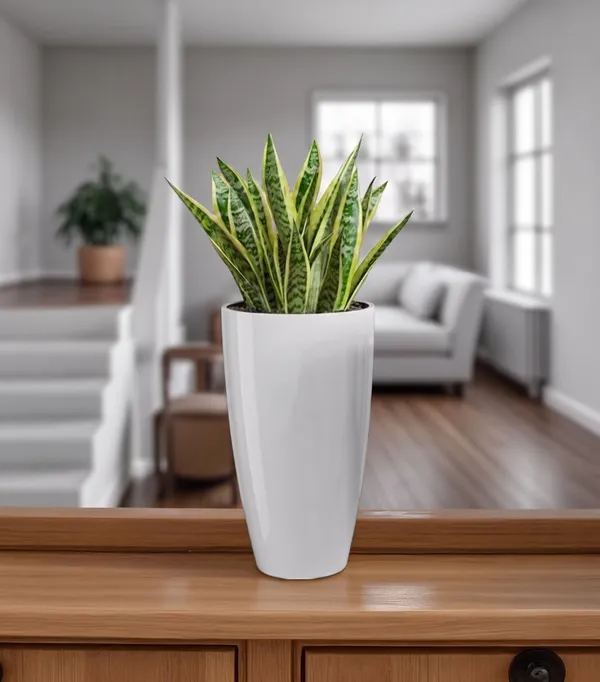 Plastic_Tower_Pot_8.5_inch_Flower_Pots_for_Home_Office_Garden_Balcony_Plant_Container_Set_(Pack_of_2,_Plastic)