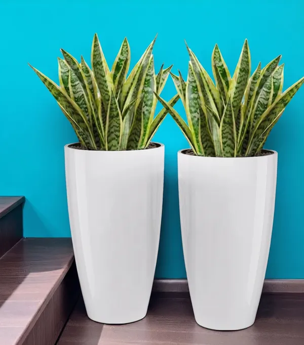 Plastic_Tower_Pot_8.5_inch_Flower_Pots_for_Home_Office_Garden_Balcony_Plant_Container_Set_(Pack_of_2,_Plastic)