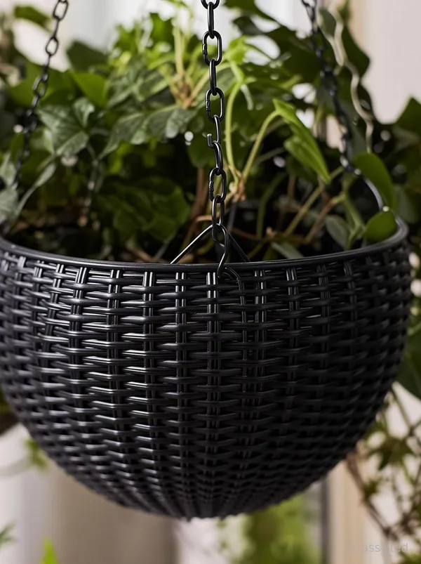 6inch_White_Round_Rattan_Woven_Plastic_Flower_Hanging_Plant_Plastic_Vase_(7_inch,_Multicolor)