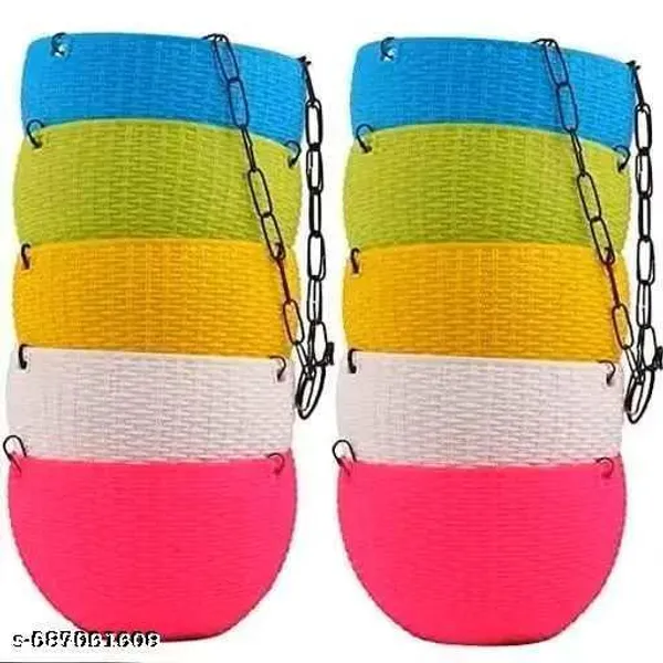 Pack_Of_5_Hanging_Pot_Multicolor_Pack_Of_5with_Metal_Chain