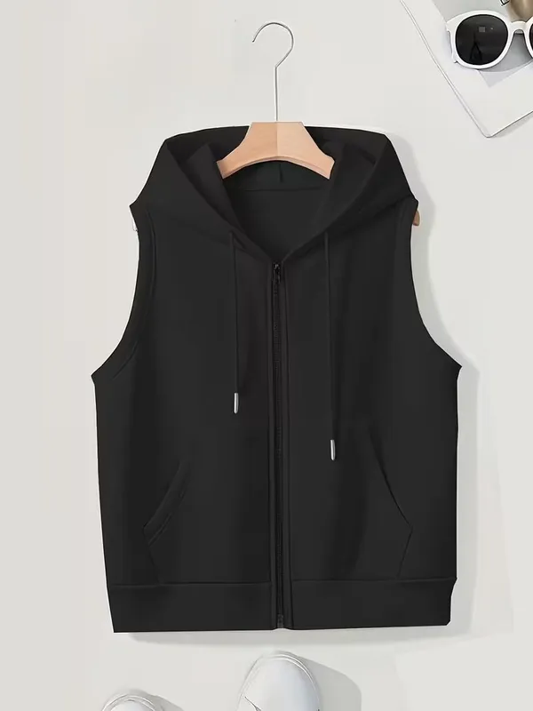 Tashreh_Sleeveless_Solid_Women_Jacket