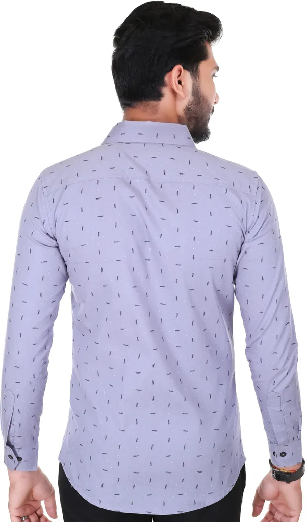 Tashreh_Men_Printed_Casual_Purple_Shirt