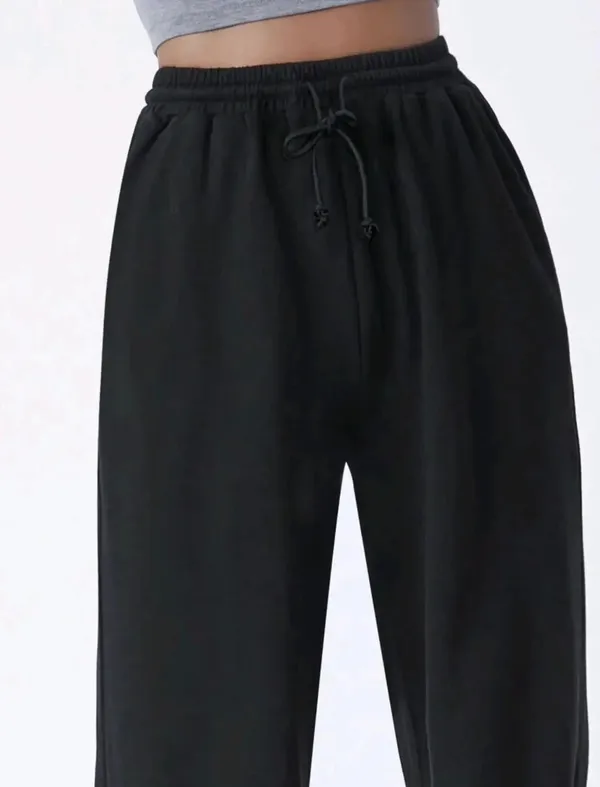Tashreh_Solid_Women_Black_Track_Pants