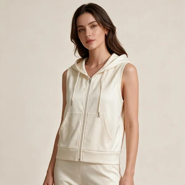 Tashreh_Sleeveless_Solid_Women_Jacket
