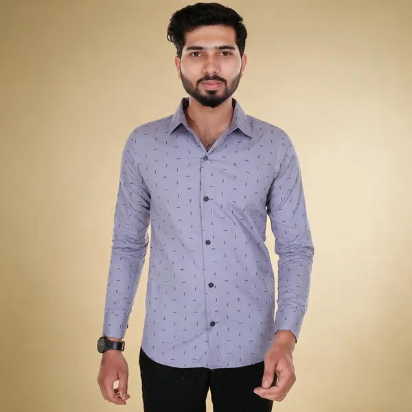 Tashreh_Men_Printed_Casual_Purple_Shirt