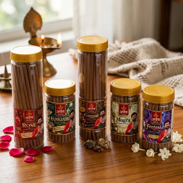 Arpan_Premium_Rose_,_mogra_,_rajinigandha_,_fantasia_And_guggal_Dhoop_Sticks