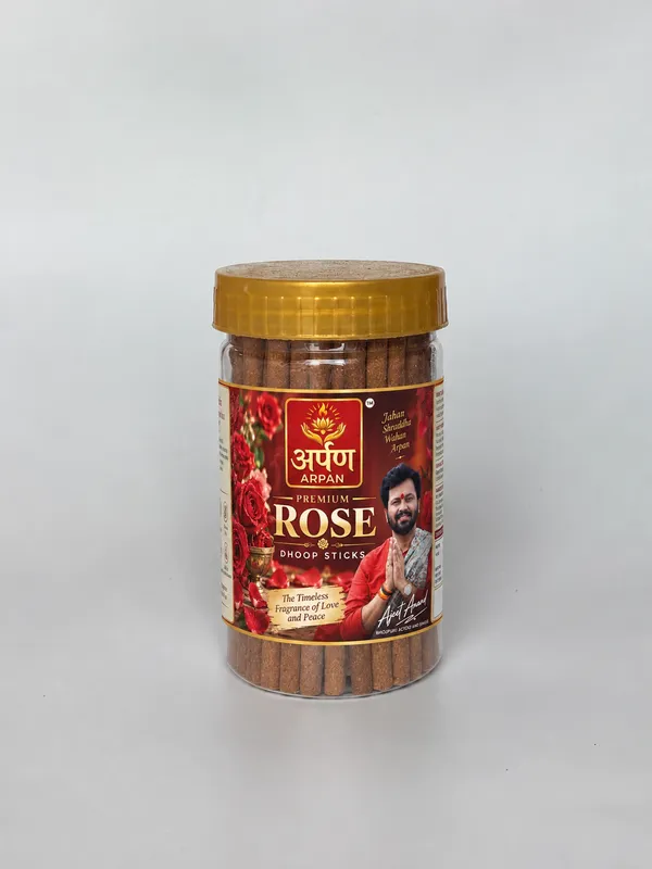 Arpan_Premium_Rajnigandha_,_chandan_sandalwood_,_memory_and_rose_Dhoop_Sticks