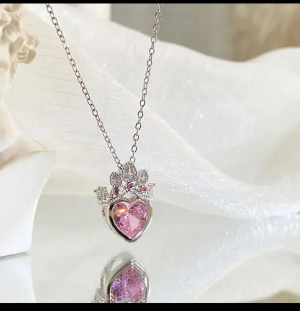 Silver_Alloy_Pendant_Necklace_Set_For_Women