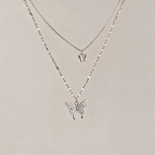 Silver_Alloy_Pendant_Necklace_Set_For_Women