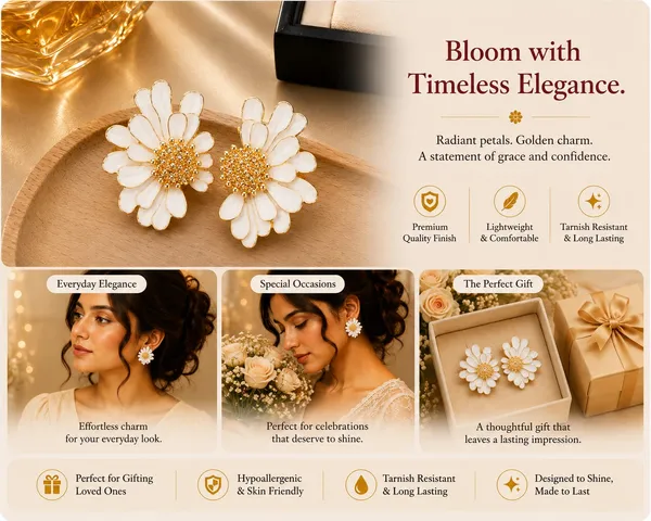 Elegant_White_Floral_Statement_Stud_Earrings_For_Women_And_Girls_Gold_Tone_Layered_Flower_Earrings_With_Intricate_Beaded_Center_And_Glossy_White_Enamel_Finish_Stylish_Jewellery_For_Party_Wedding_Festive_And_Everyday_Wear