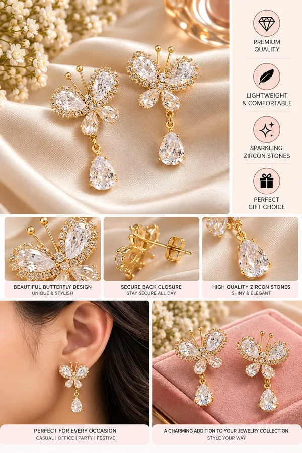 Elegant_Butterfly_Crystal_Drop_Earrings_For_Women_Gold_Tone_Butterfly_Design_With_Sparkling_Stones_Statement_Party_Festive_Fashion_Jewellery