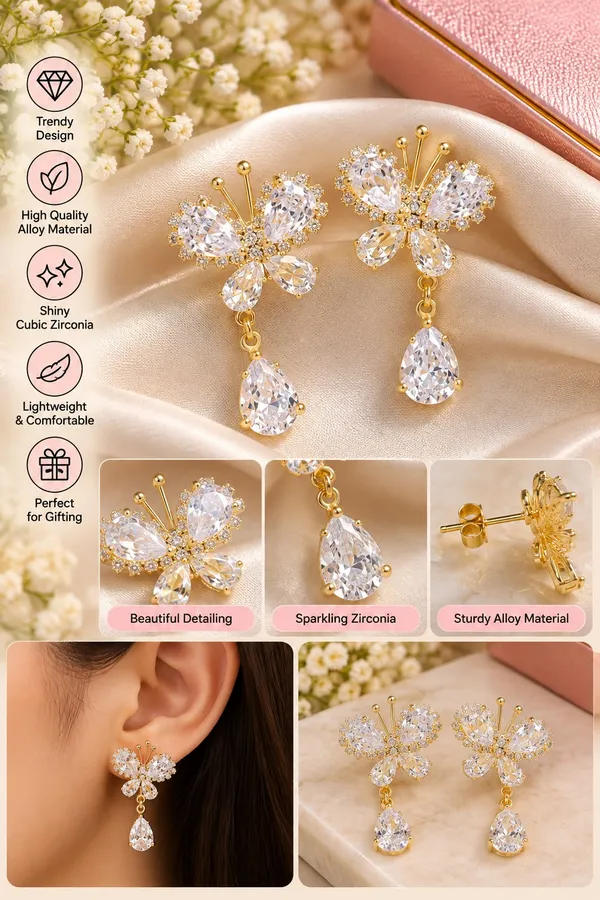 Elegant_Butterfly_Crystal_Drop_Earrings_For_Women_Gold_Tone_Butterfly_Design_With_Sparkling_Stones_Statement_Party_Festive_Fashion_Jewellery