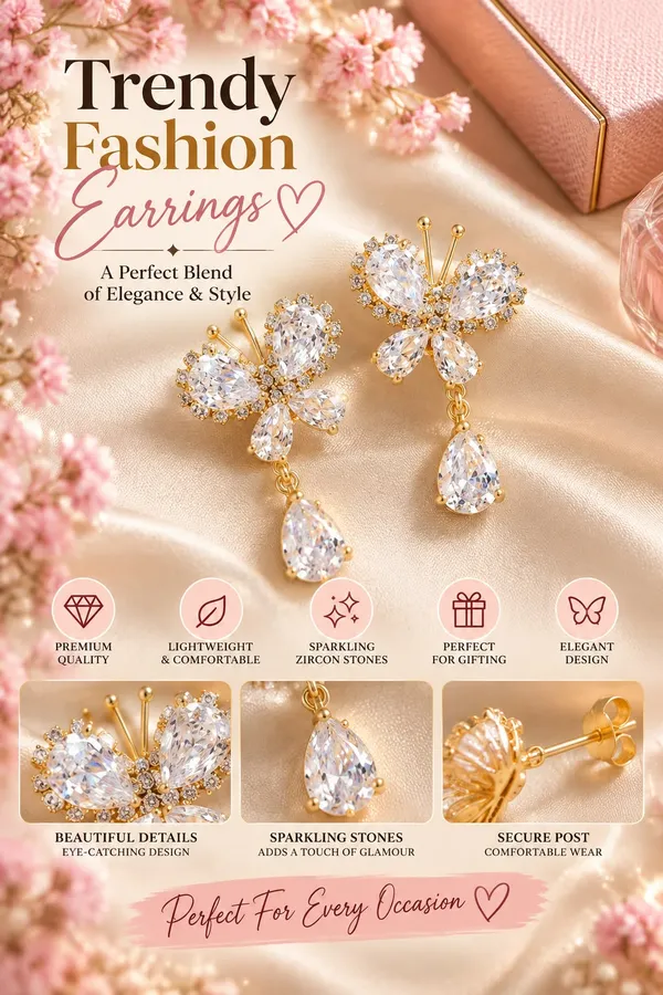 Elegant_Butterfly_Crystal_Drop_Earrings_For_Women_Gold_Tone_Butterfly_Design_With_Sparkling_Stones_Statement_Party_Festive_Fashion_Jewellery