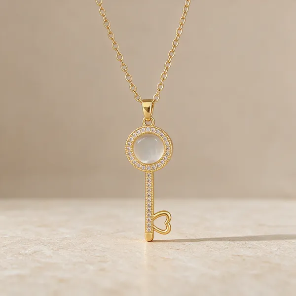 Gold_Alloy_Pendant_Necklace_For_Women