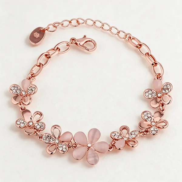 Pink_Alloy_Bracelet_For_Women
