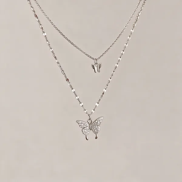 Silver_Alloy_Pendant_Necklace_Set_For_Women