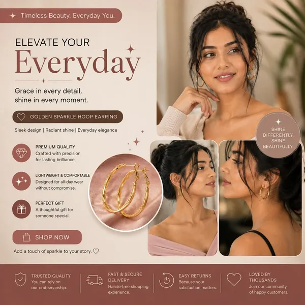 Elegant_Gold_Tone_Hoop_Earrings_For_Women_And_Girls_Long_Oval_Statement_Hoops_With_Delicate_Beaded_Edge_Detailing_Stylish_Minimalist_Dangle_Earrings_For_Party_Wedding_Festive_Office_And_Everyday_Fashion_Wear