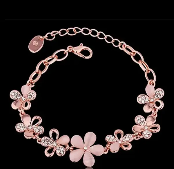 Pink_Alloy_Bracelet_For_Women