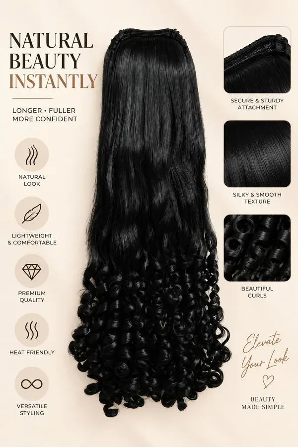 Long_Black_Wavy_Curly_Hair_Extension_For_Women_Clip_In_Hairpiece_With_Voluminous_Loose_Waves_And_Defined_Curls_Natural_Looking_Stylish_Hair_Extension_For_Party_Wedding_And_Daily_Use