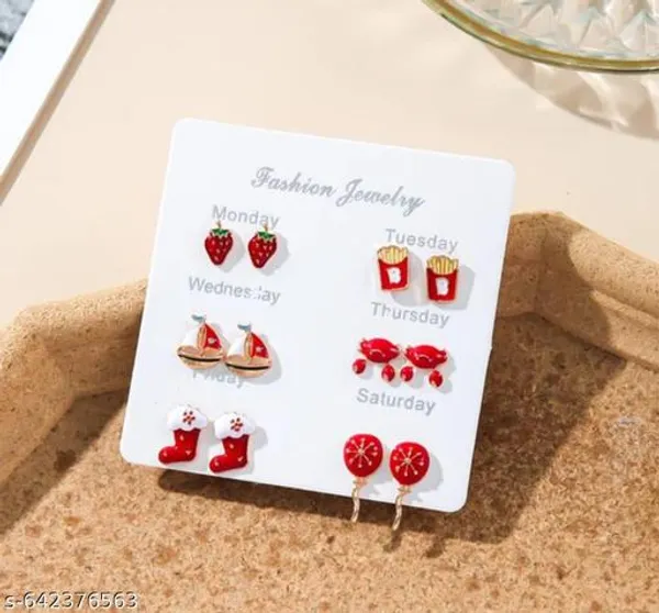 Red_Alloy_Earrings_For_Women