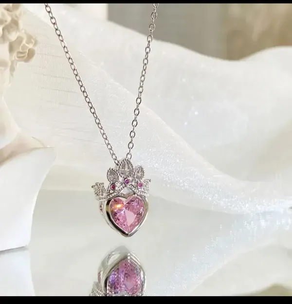 Silver_Alloy_Pendant_Necklace_Set_For_Women