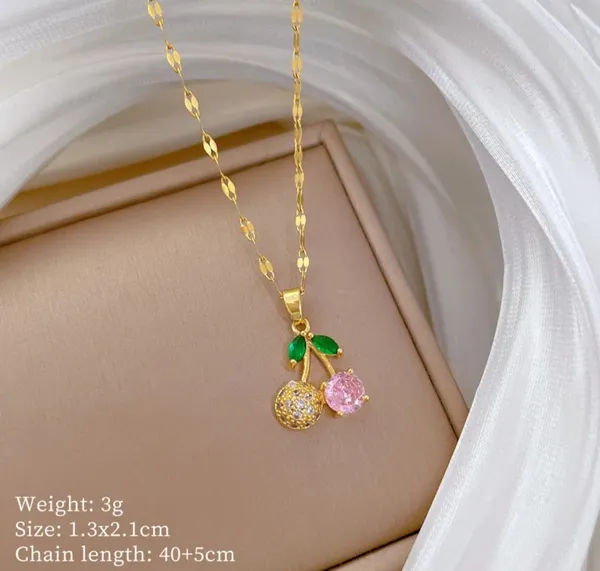 Gold_Alloy_Pendant_Necklace_Set_For_Women
