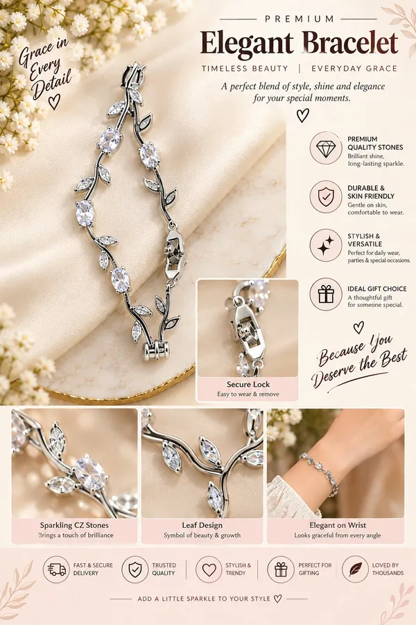 Elegant_Silver_Tone_Leaf_Vine_Bracelet_For_Women_With_Sparkling_Clear_Oval_Crystals_And_Delicate_Leaf_Accents_Nature_Inspired_Statement_Fashion_Jewellery_For_Party_Wedding_Festive_And_Everyday_Wear