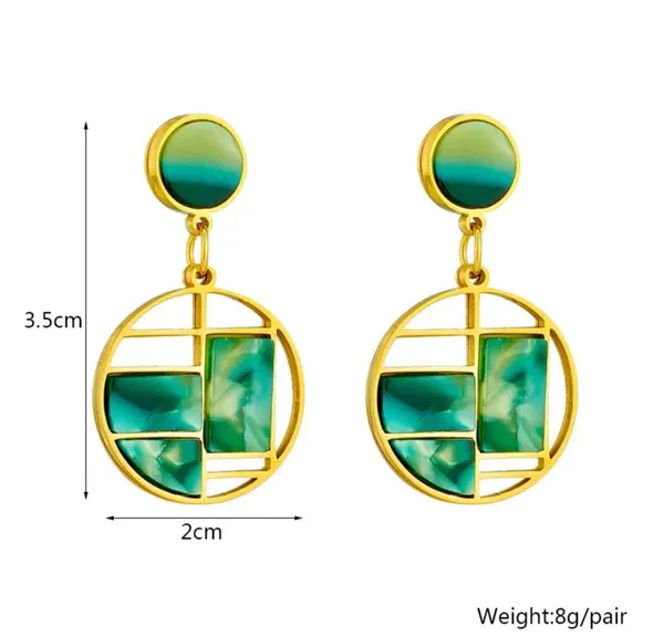 Elegant_Green_Marble_Stone_Gold_Tone_Geometric_Round_Drop_Earrings_For_Women_Stylish_Statement_Jewellery_For_Party_Festive_Wedding_And_Everyday_Wear