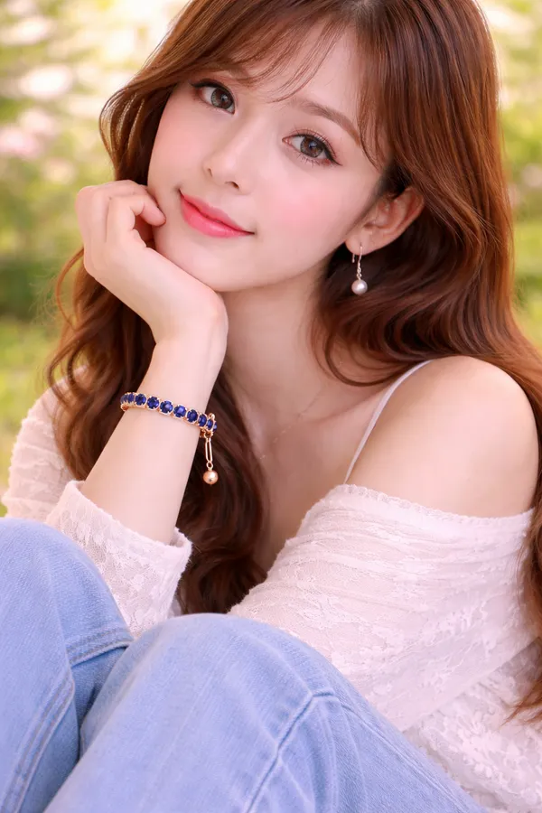 Gold_And_Blue__Alloy_Bracelet_For_Women_Pack_Of_2