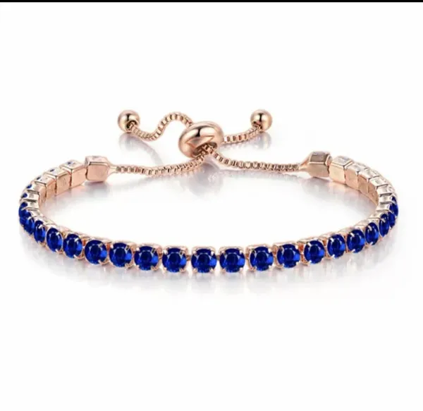 Gold_And_Blue__Alloy_Bracelet_For_Women_Pack_Of_2