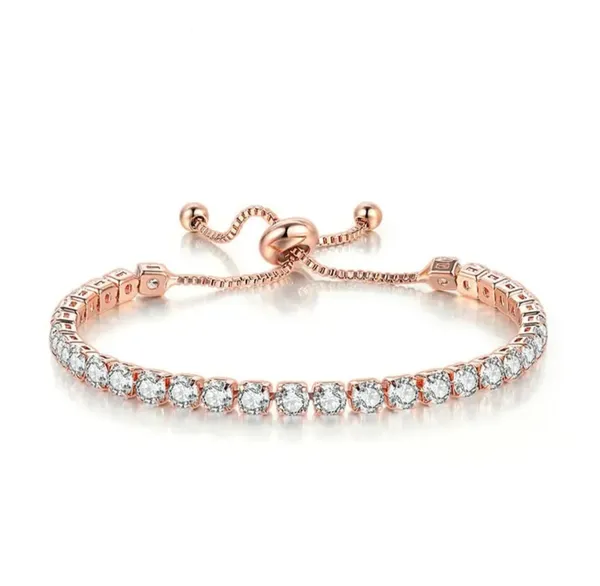 Gold__And_White_Alloy_Bracelet_For_Women