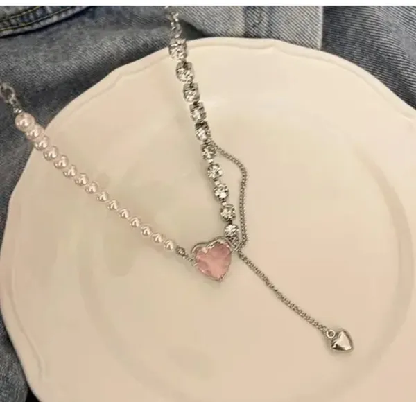 Pearl_Crystal_Heart_Charm_Silver_Bracelet