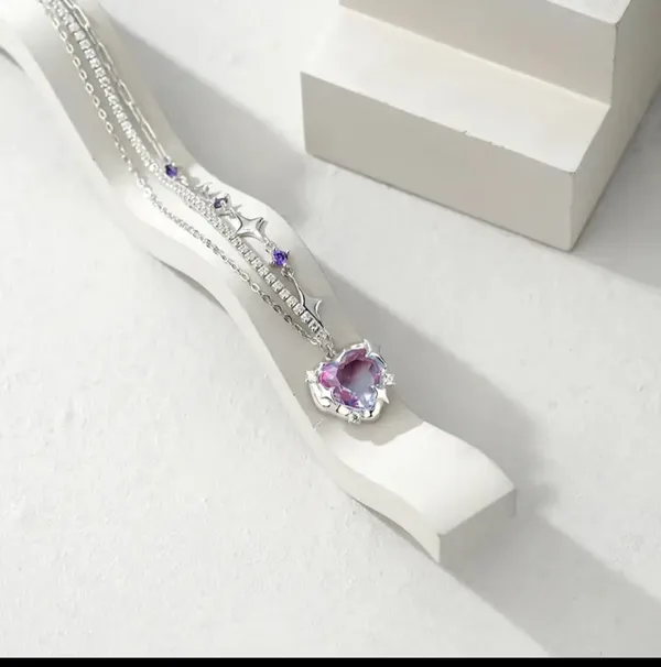 Silver_Alloy_Pendant_Necklace_Set_For_Women