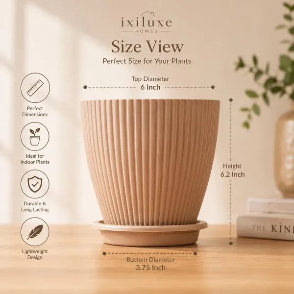 Plastic_Planter_With_Drainage_Tray