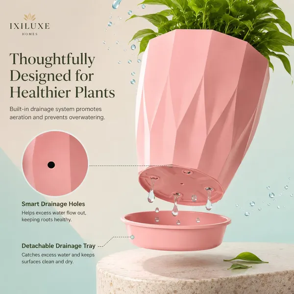 Plastic_Plant_Pot_With_Drain_Tray