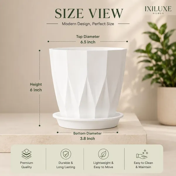 Plastic_Plant_Pot_With_Drain_Tray