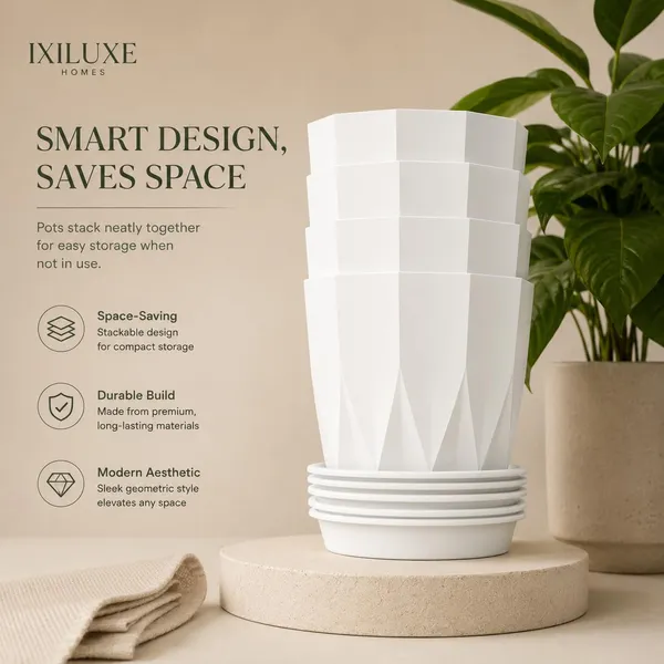 Plastic_Plant_Pot_With_Drain_Tray