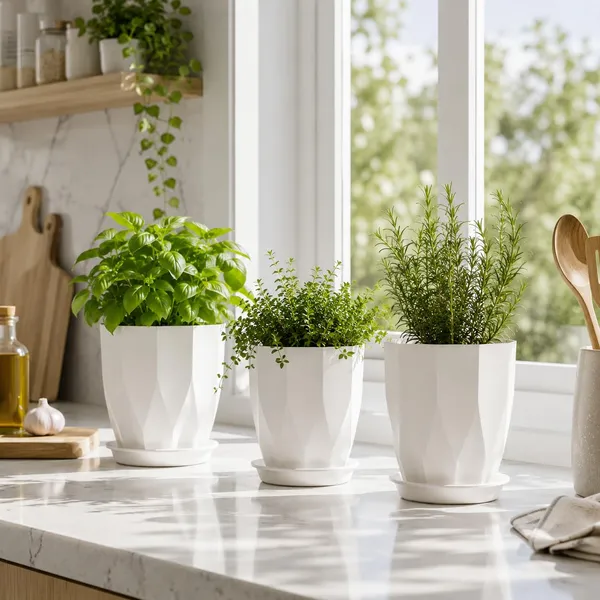 Plastic_Plant_Pot_With_Drain_Tray